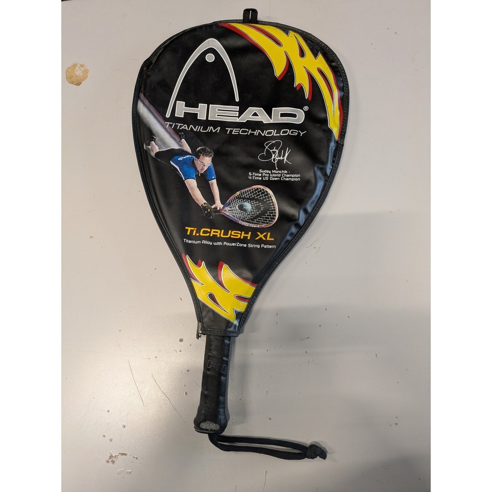 HEAD Ti.CRUSH XL Tennis Racquet‎ Titanium Alloy with Cover